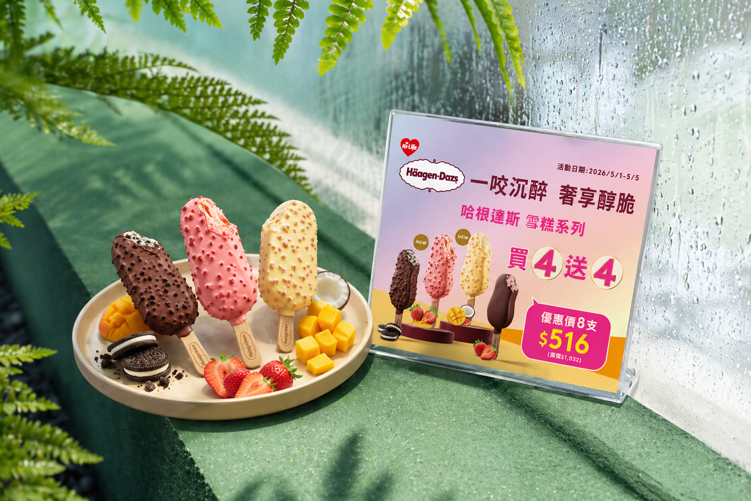 萊爾富哈根達斯買４送４！連５天快囤貨，加碼１招再打９折「每支不到60元」