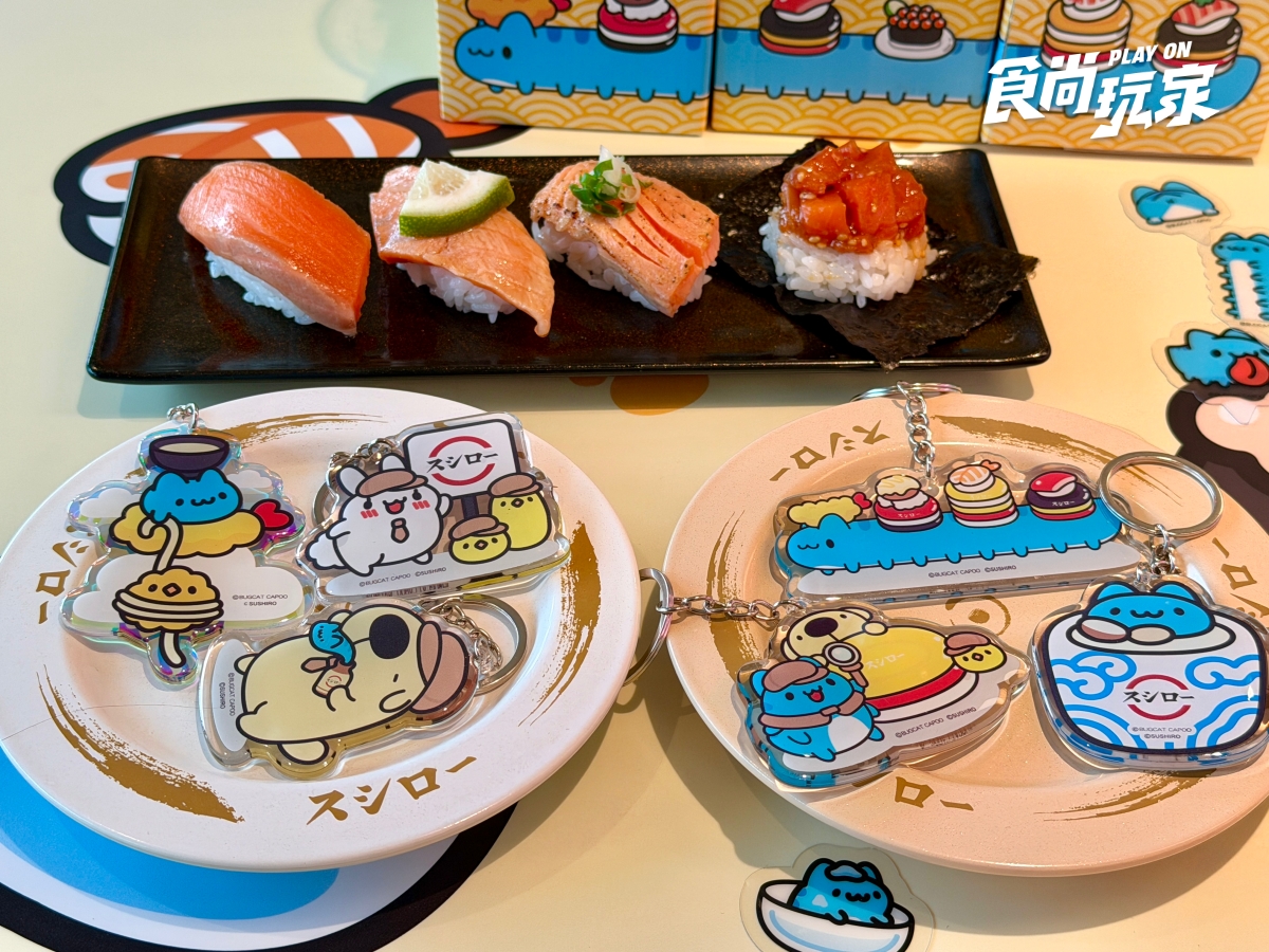 全台６間咖波主題店！壽司郎全新聯名開跑，４款聯名餐點、滿額贈攻略