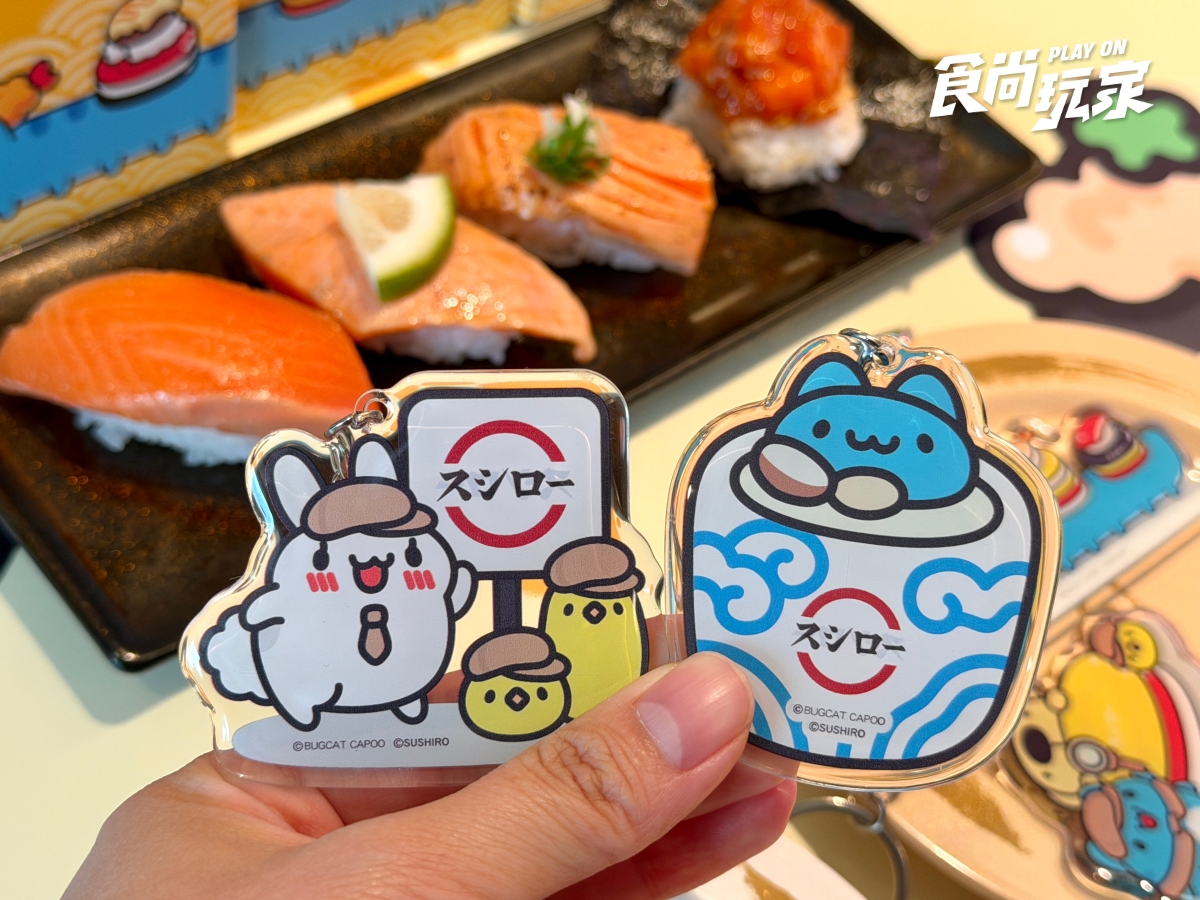 全台６間咖波主題店！壽司郎全新聯名開跑，４款聯名餐點、滿額贈攻略