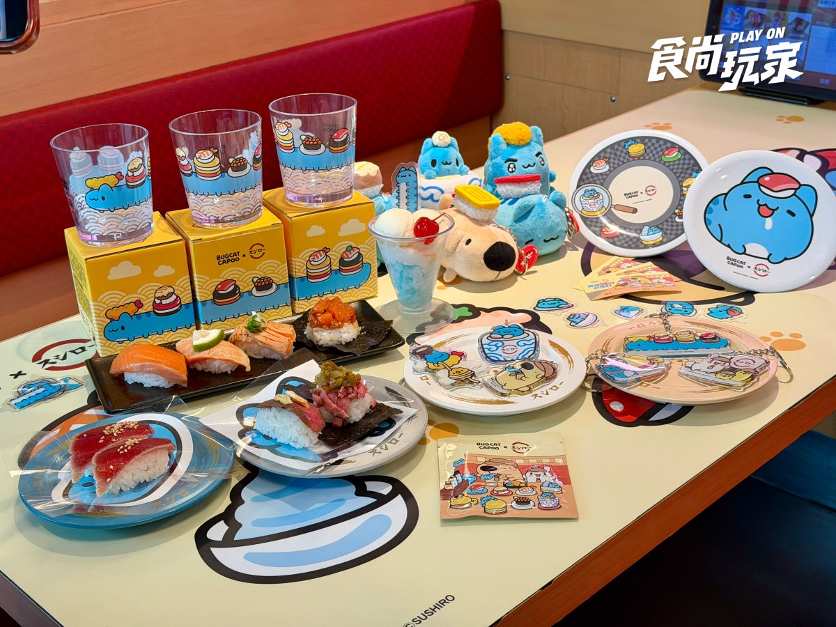 全台６間咖波主題店！壽司郎全新聯名開跑，４款聯名餐點、滿額贈攻略
