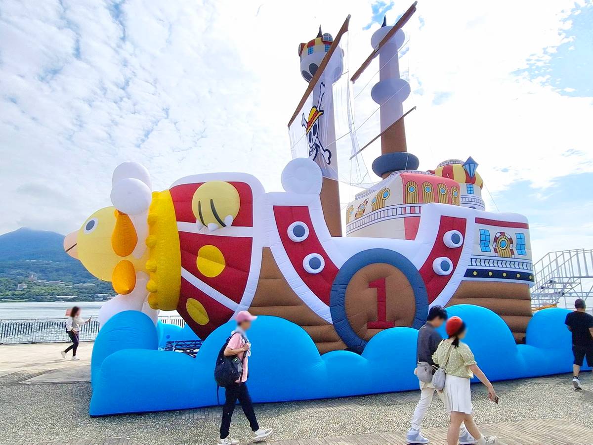 草帽小子海賊團登陸淡水!淡江大橋通車聯名《航海王》,巨大千陽號、魯夫現身 草帽小子海賊團登陸淡水!淡江大橋通車聯名《航海王》,巨大千陽號、魯夫現身