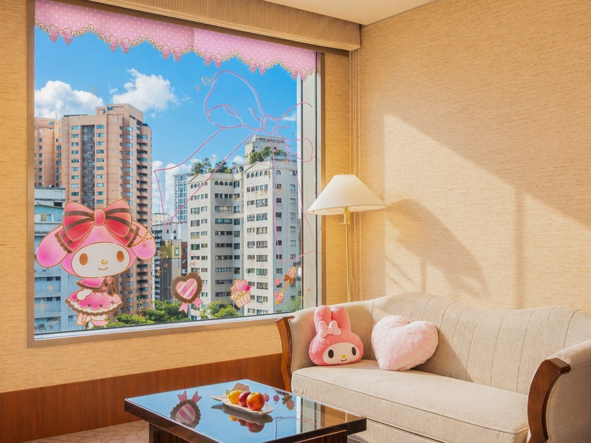 台北有美樂蒂主題飯店！超萌雙子星同步登場，入住送親子樂園暢玩、周邊禮包