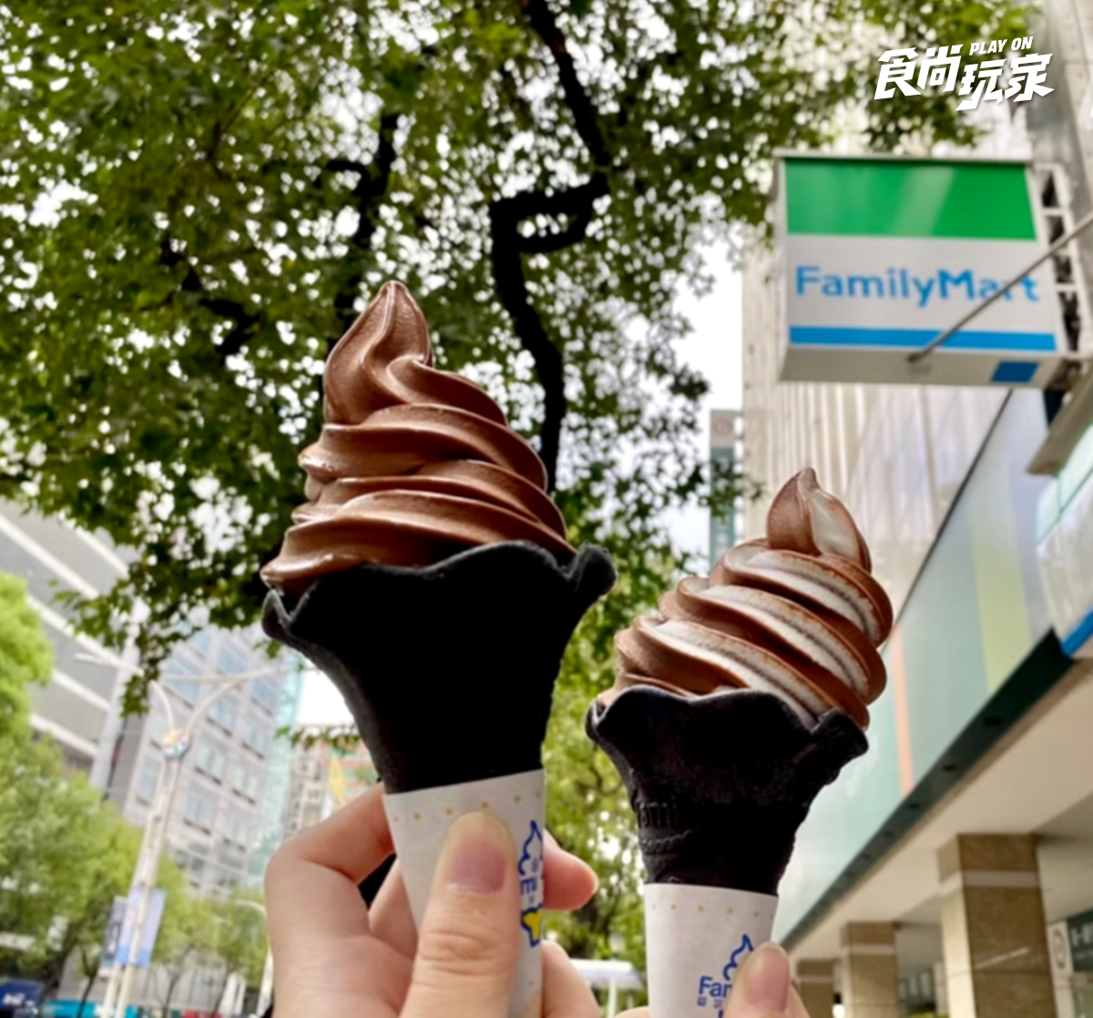 全家６月「比利時巧克力霜淇淋」等到了！「7-11ｘ線條小狗」芋頭牛奶、主題杯