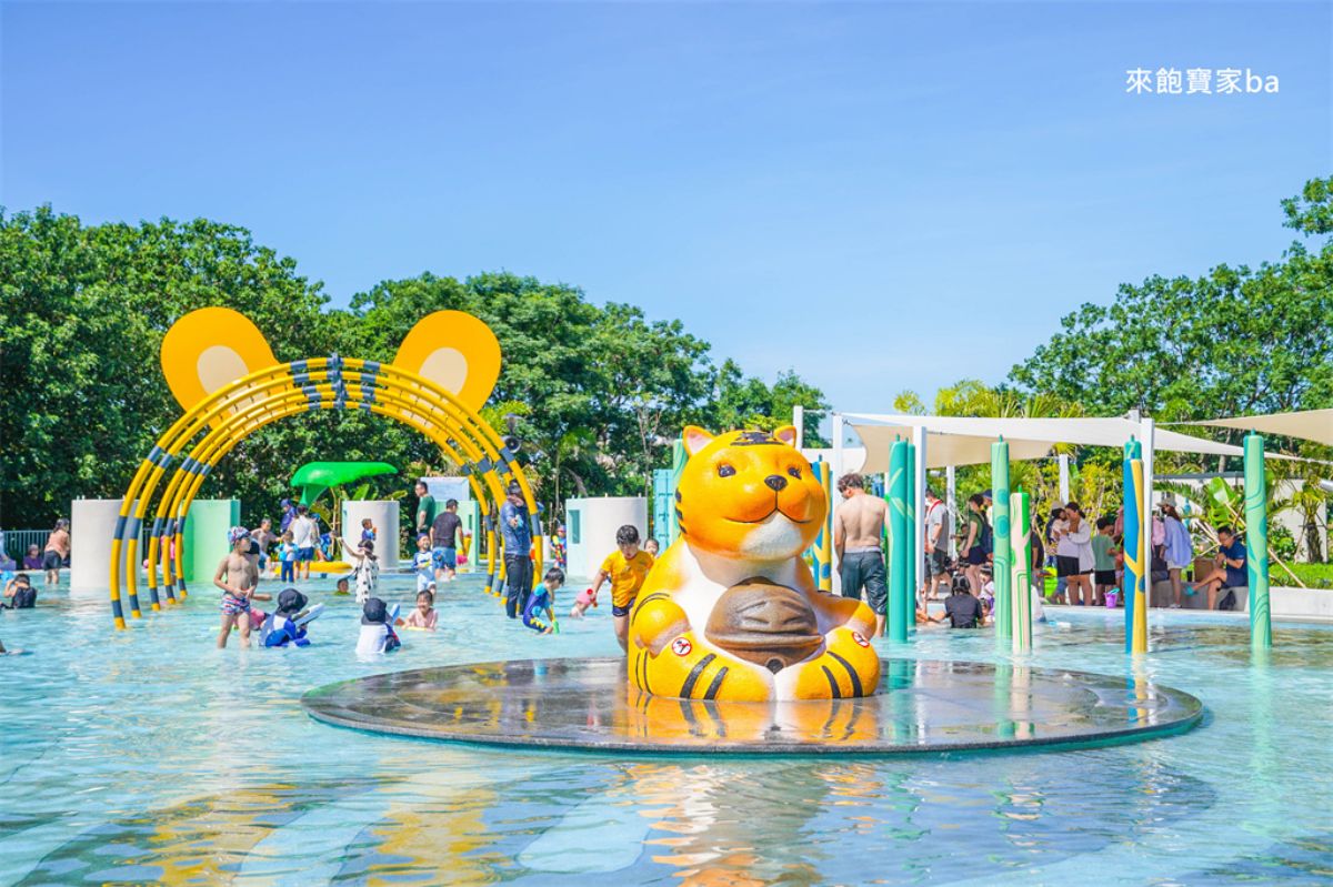 全台唯一「虎爺主題」公園在這！超Ｑ萌虎戲水區開放，一次嗨玩水陸遊樂場