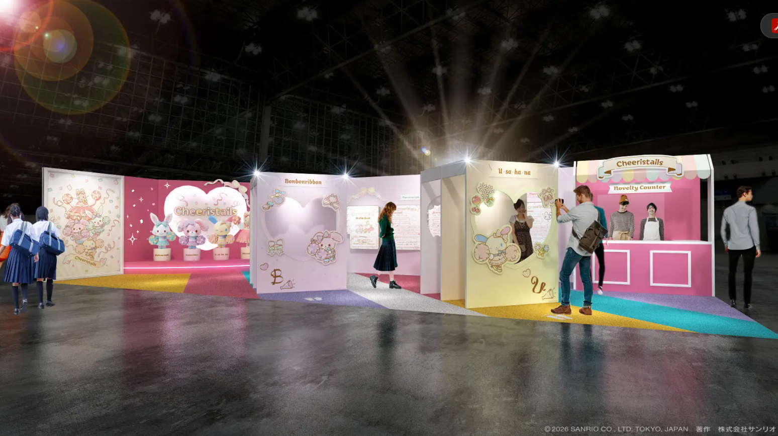 三麗鷗全新兔兔女團出道！「Cheeristais」兔媽媽、花小兔４角色同框，周邊活動公開