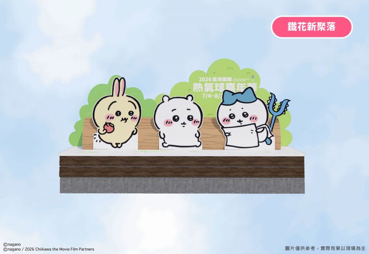 吉伊卡哇準備升空！「2026台東熱氣球嘉年華」本週登場，８主題打卡點搶先看