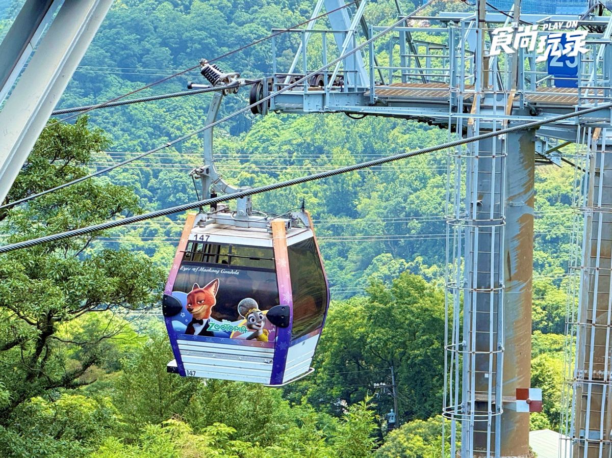 《動物方城市》出沒貓空纜車！必搶茱蒂、尼克等比例公仔車廂，逛周邊快閃店