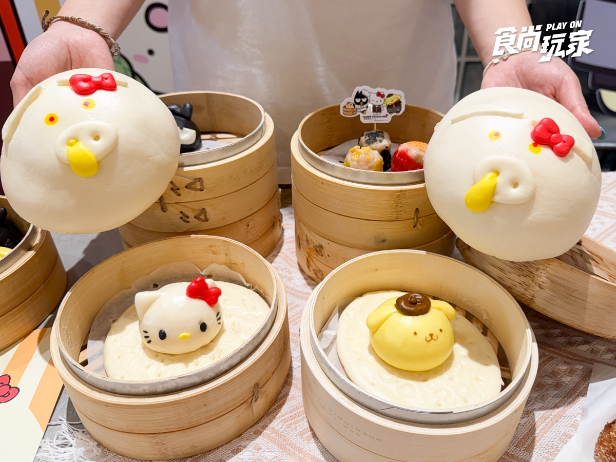 點點心豬仔包變盲盒！Hello Kitty、布丁狗、酷企鵝美食隨機吃，滿額贈盲卡包