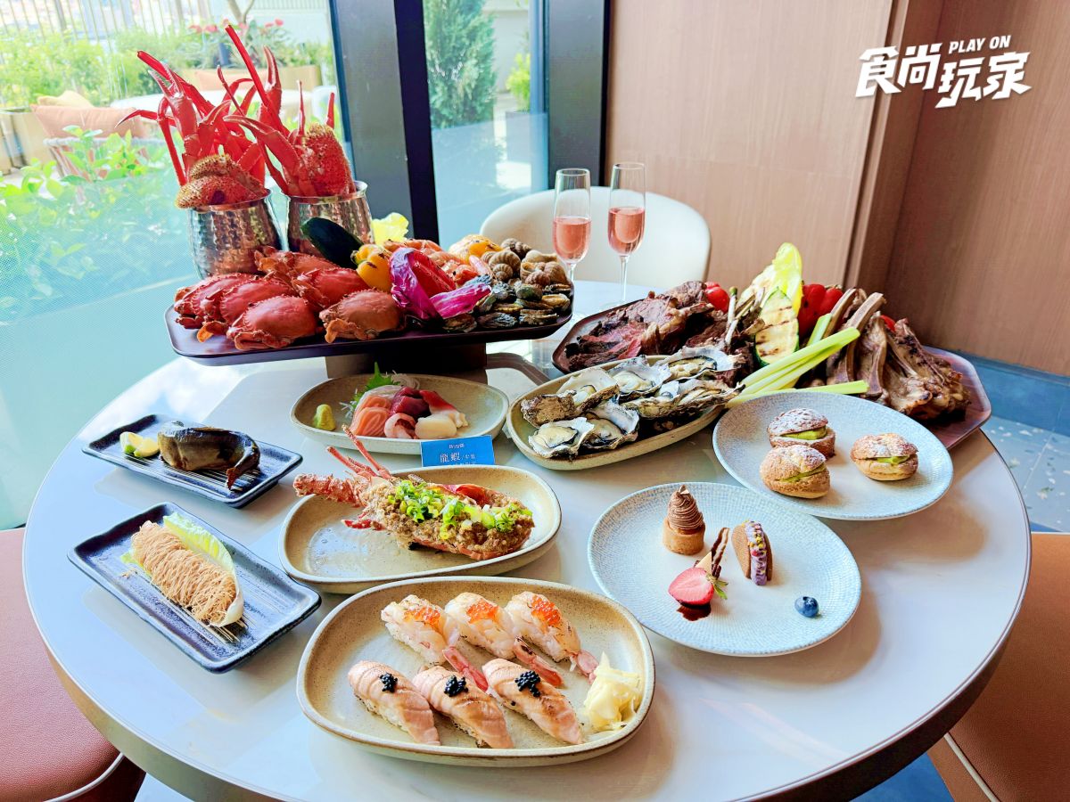 中部第一家！最難訂吃到飽「島語」台中店開幕直擊：９大餐檯菜色、訂位攻略