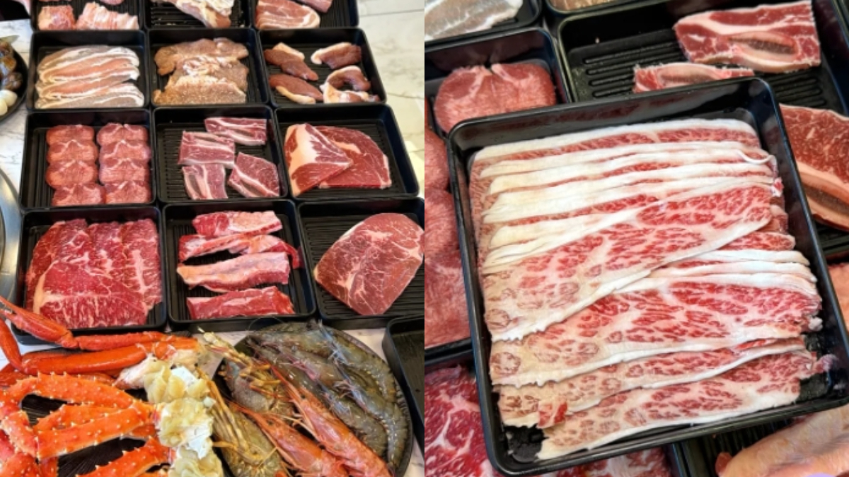 海鮮控必衝燒肉吃到飽！鱈場蟹、小青龍、天使紅蝦無限續，２人送日本A5和牛