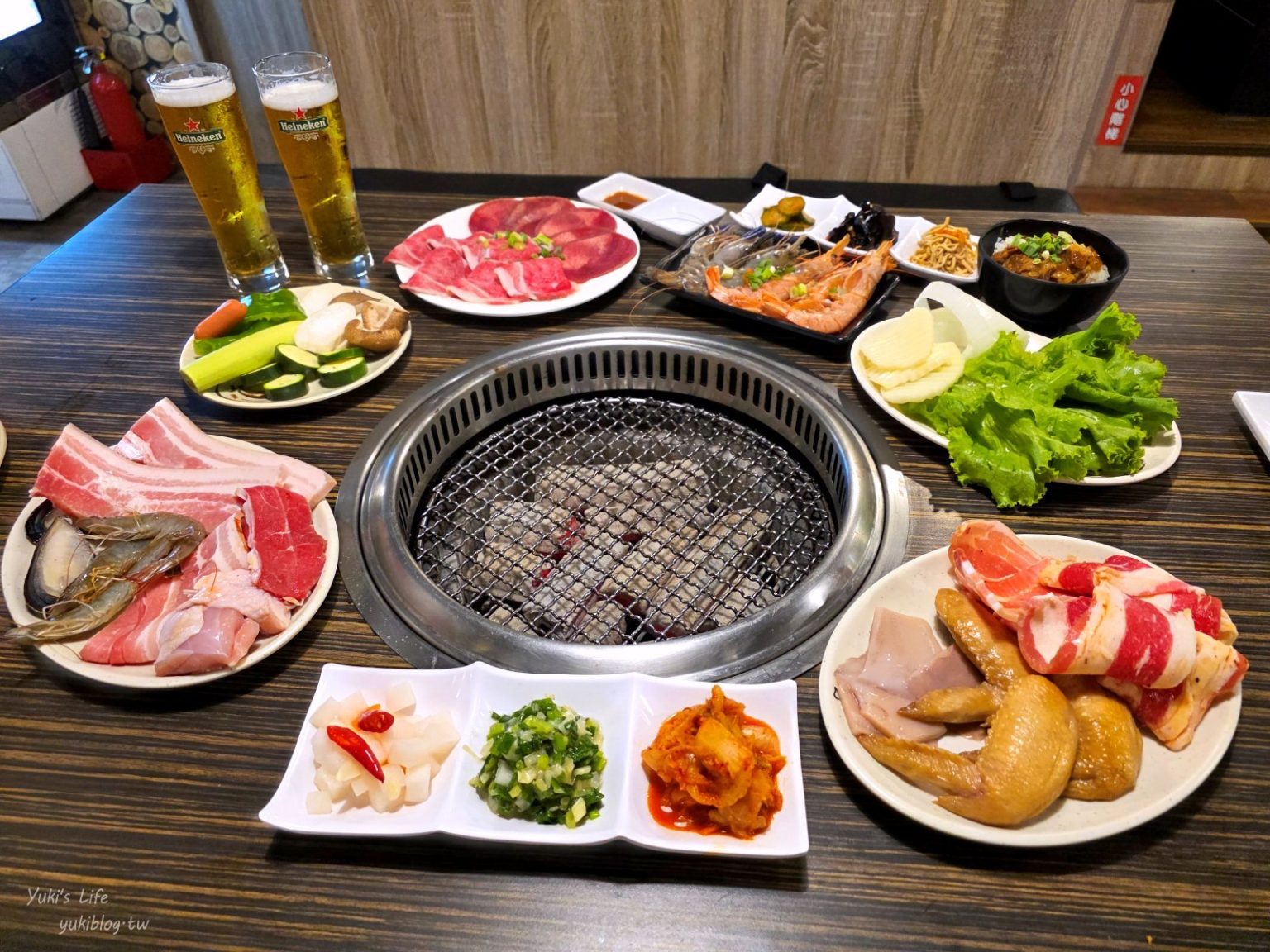 宜蘭平價燒肉吃到飽！399元無限提供牛肉、海鮮、冰淇淋，壽星免費吃牛舌