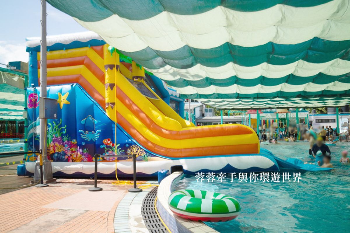 兒童票只要55元！台北超低調高CP值玩水景點，嗨玩水上溜滑梯、氣墊滑水道
