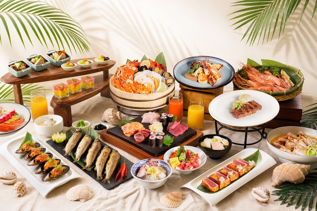 對姓名省400元！「台北最美吃到飽」全新海鮮季，澎湖海產、多國料理無限吃