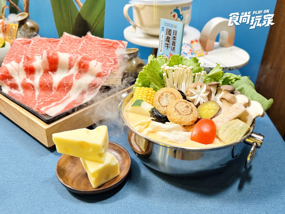 「王品Ｘ哆啦A夢」超萌聯名！458元起吃到飽，70款自助吧、鯛魚燒霜淇淋暢吃
