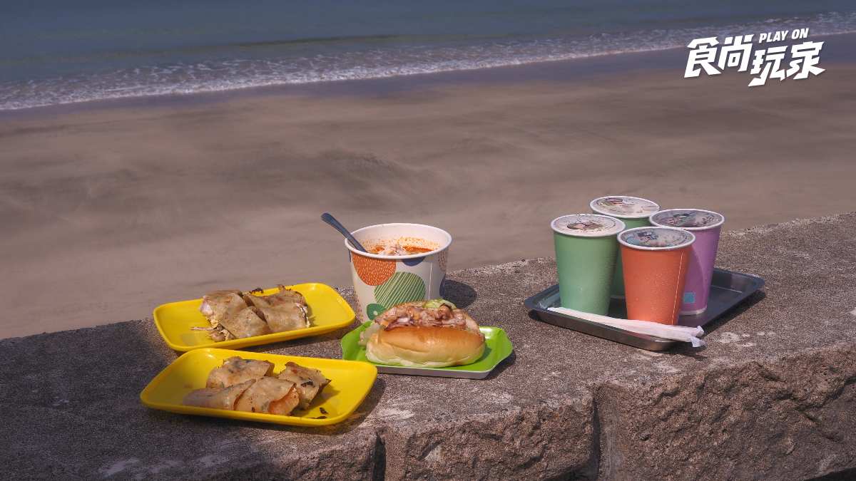 「海景第一排」吃早餐！每天只賣３小時，必點海鮮蔥抓餅、小管泡麵＆潛艇堡