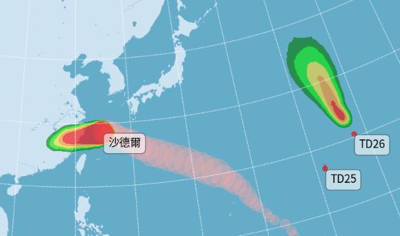 艾陶颱風最快今生成！沙德爾逼近台灣、海警已發布，「這段期間」風雨最劇烈