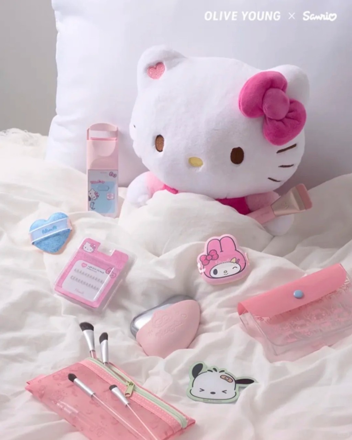 大規模聯名！Olive Youngｘ三麗鷗「321款商品」，12款韓國地區限定Kitty必收藏