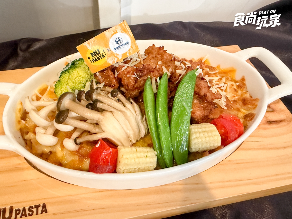 免費送造型磁鐵！NU PASTA與林聰明推聯名菜單，台味義大利麵、鹽酥雞必吃