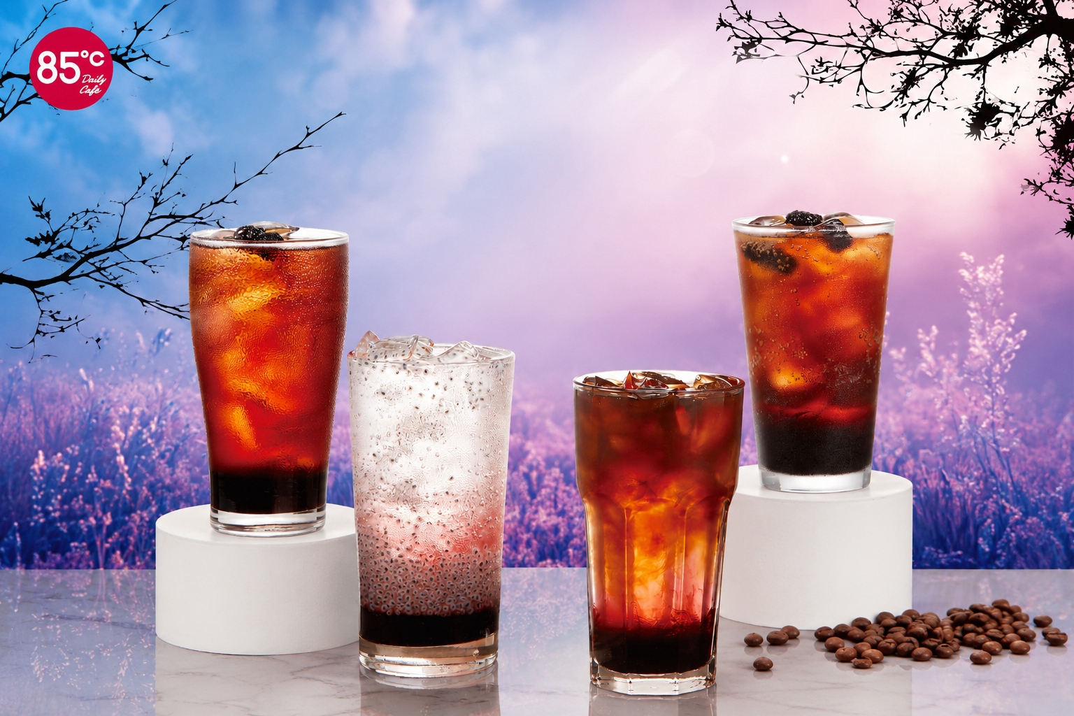 發發「花開富桂」中秋新品登場！滿5杯享88折、85℃桑椹系列同步開喝