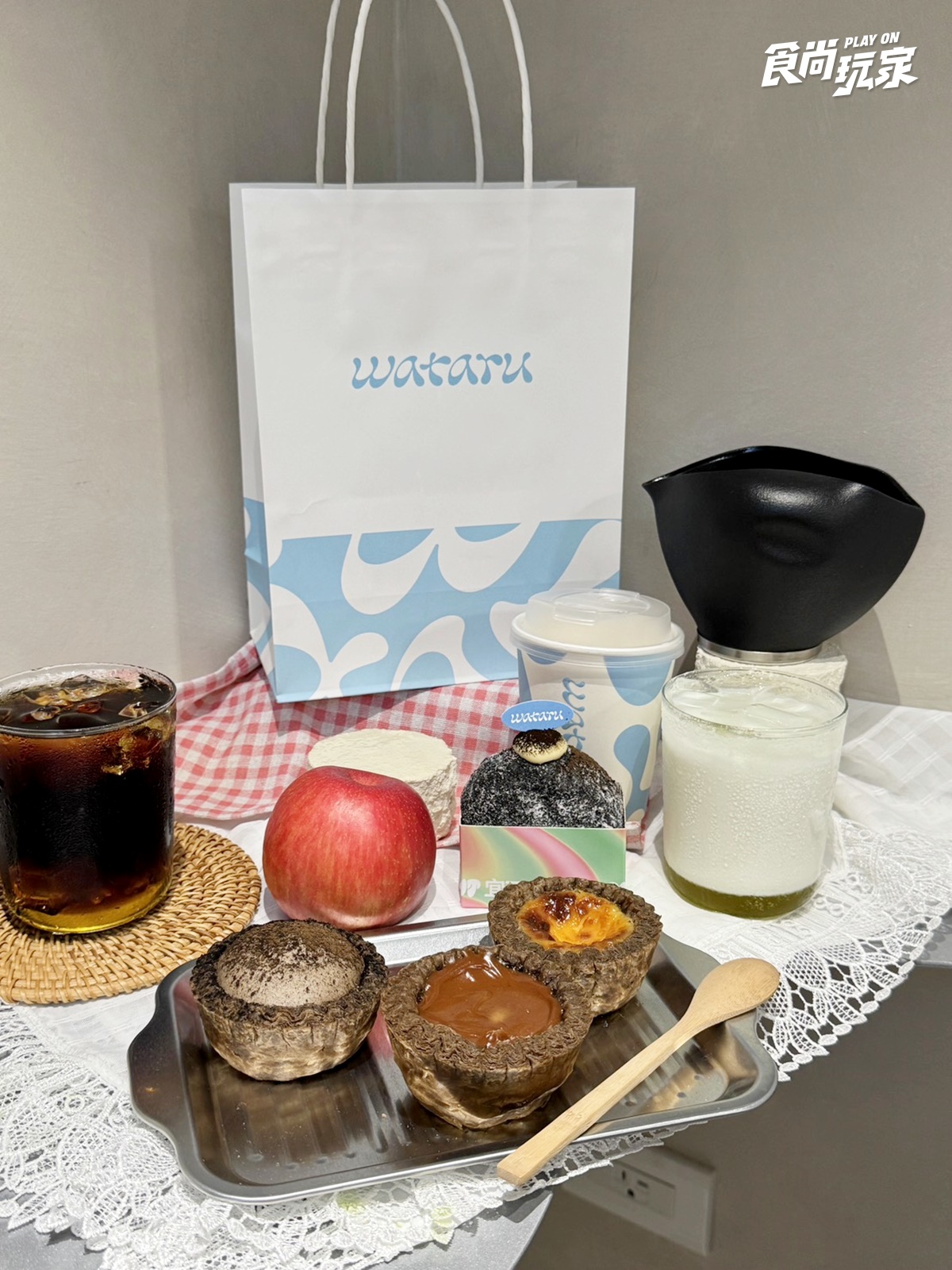 抹茶控爽喝買一送一！松菸人氣和茶店推「蘋果抹茶」，全球首款自動刷茶碗亮相