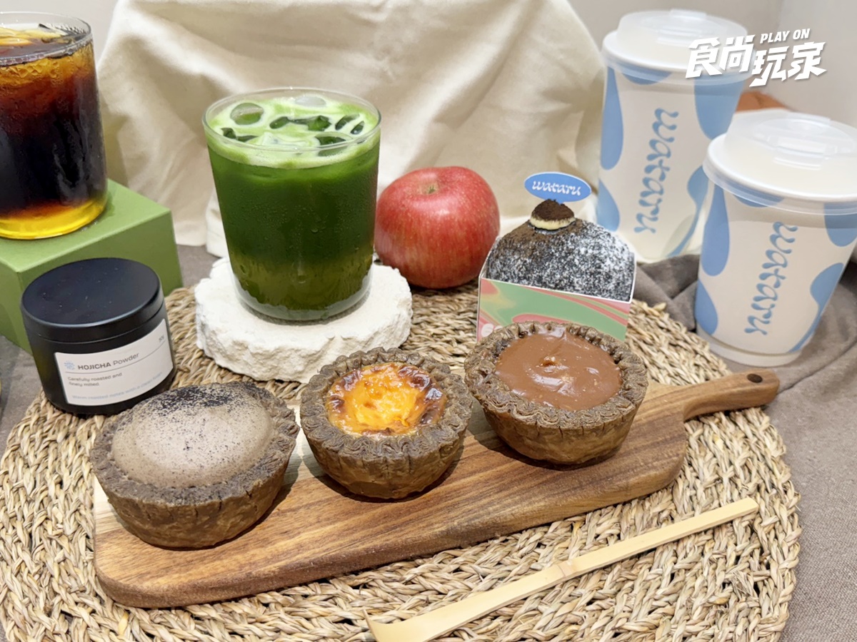 抹茶控爽喝買一送一！松菸人氣和茶店推「蘋果抹茶」，全球首款自動刷茶碗亮相