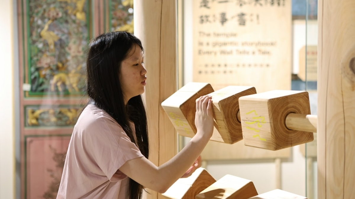 桃園免費親子景點！廟宇變身互動遊樂場，用積木「自己蓋一座廟」、DIY金蝙蝠