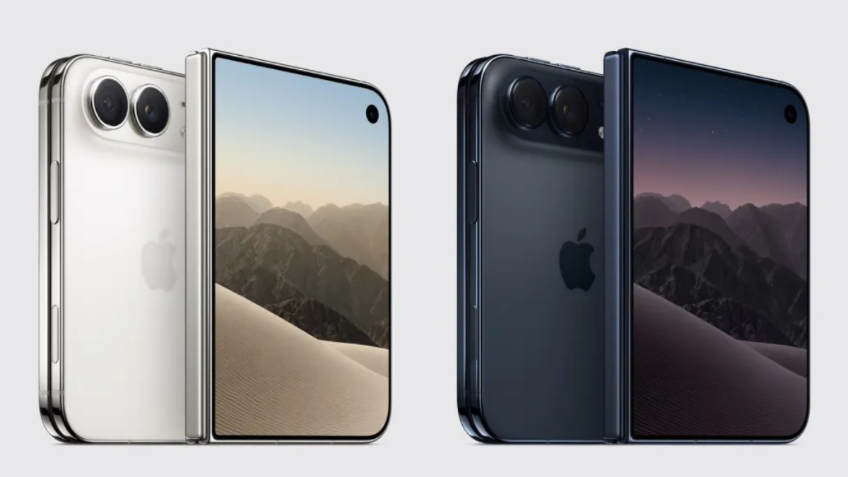 蘋果首款摺疊機iPhone Duo登場！18 Pro酒紅、冰川藍新色一次看，AI、續航升級