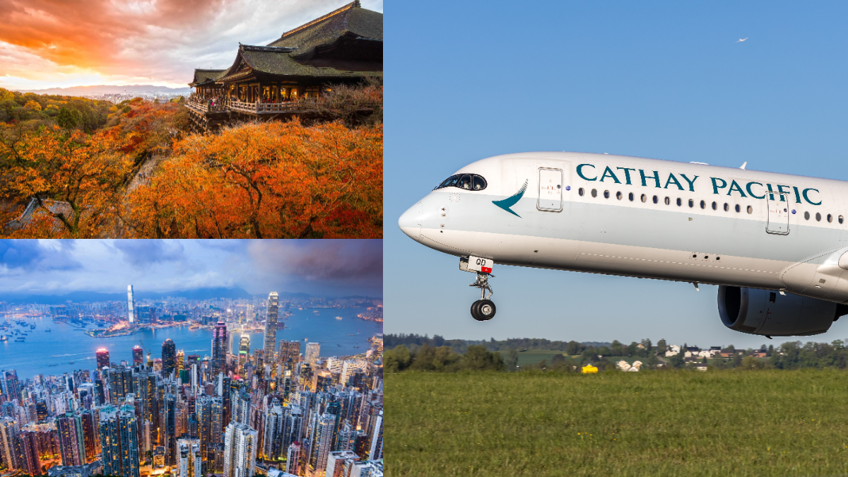 ９月國泰航空機票優惠！香港888元、日本6,888元限量開搶，全航線８折起