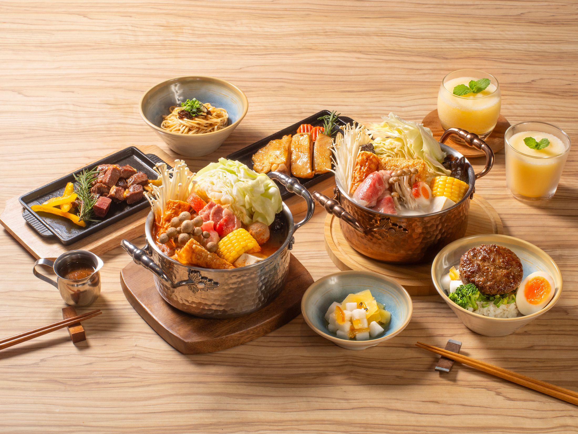 1.5KG雙主餐僅賣299元！鍋物＋鐵板一次爽吃，限時99元單人鍋快閃