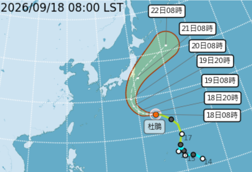 杜鵑颱風持續增強！「最新路徑曝」將大迴轉，週末、中秋連假天氣一次看
