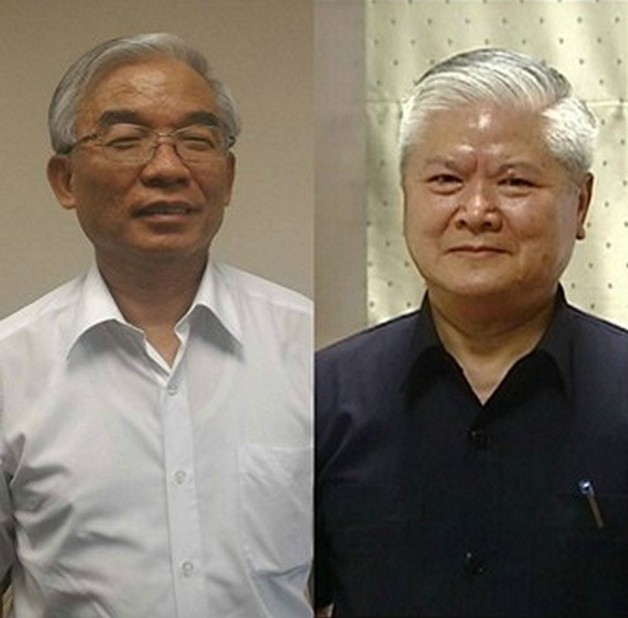 陳守煌(左，劉峻谷攝)、陳雲南(右，資料照片)將轉行當律師，合夥開設律師事務所。