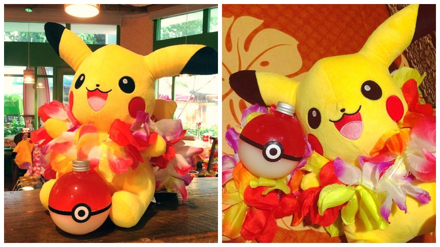 「Pokémon Go」熱潮席捲台灣，有甜點業者推出寶貝球蛋糕、寶貝球飲料搶搭熱潮。