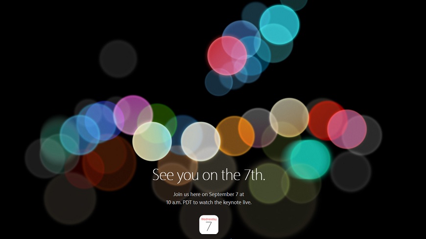 蘋果公司將於9月7日舉辦新品發表會。圖／截取自apple.com