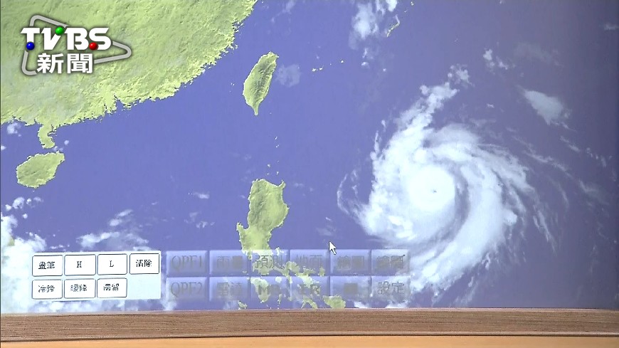 圖/TVBS 颱風來襲!東華大學公告14日「停課」 學生:佛心學校