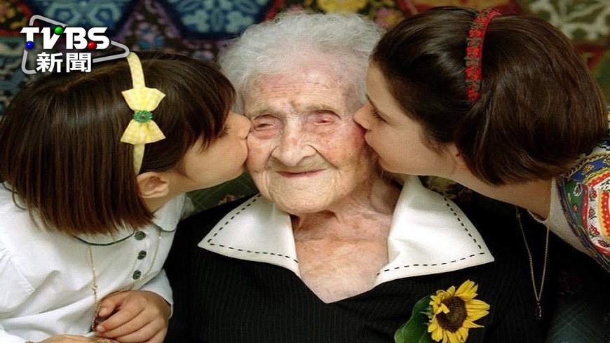 目前已認證的最老人瑞，是在1997年去世的Jeanne Calment，共活了122歲。（圖／達志影像路透社）