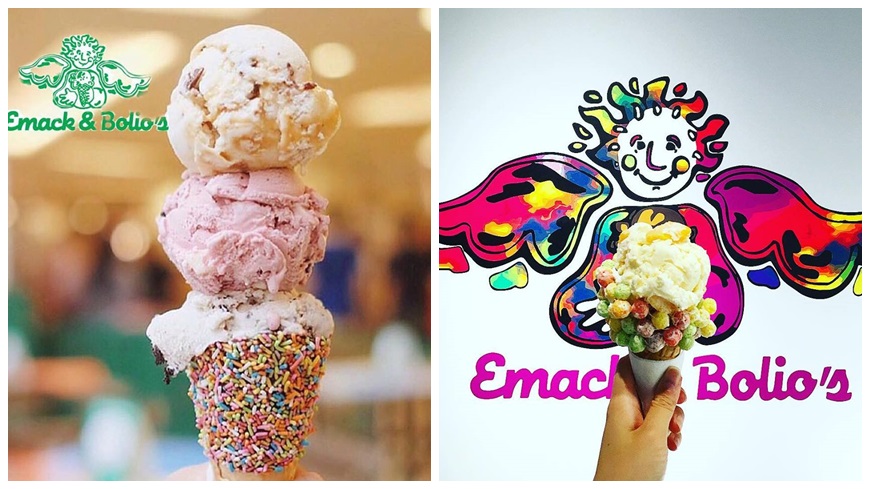 源於美國的甜點「Emack & Bolio's」冰淇淋店，5月初在信義區商圈開幕，各種繽紛色彩的甜筒再瘋狂堆疊5、6球冰淇淋就是特色之一，很受年輕人喜愛，現在也決定即將在台中開設第2家分店。