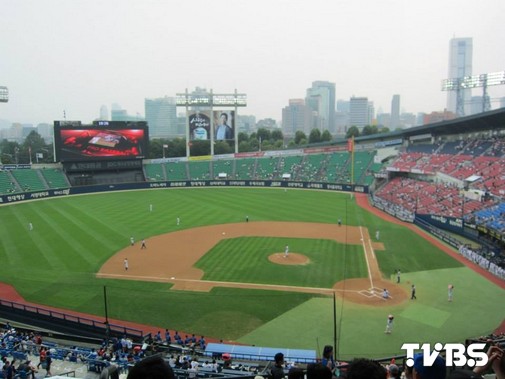 韓國職棒連9個球季平均觀眾破萬。資料照／記者蕭保祥攝