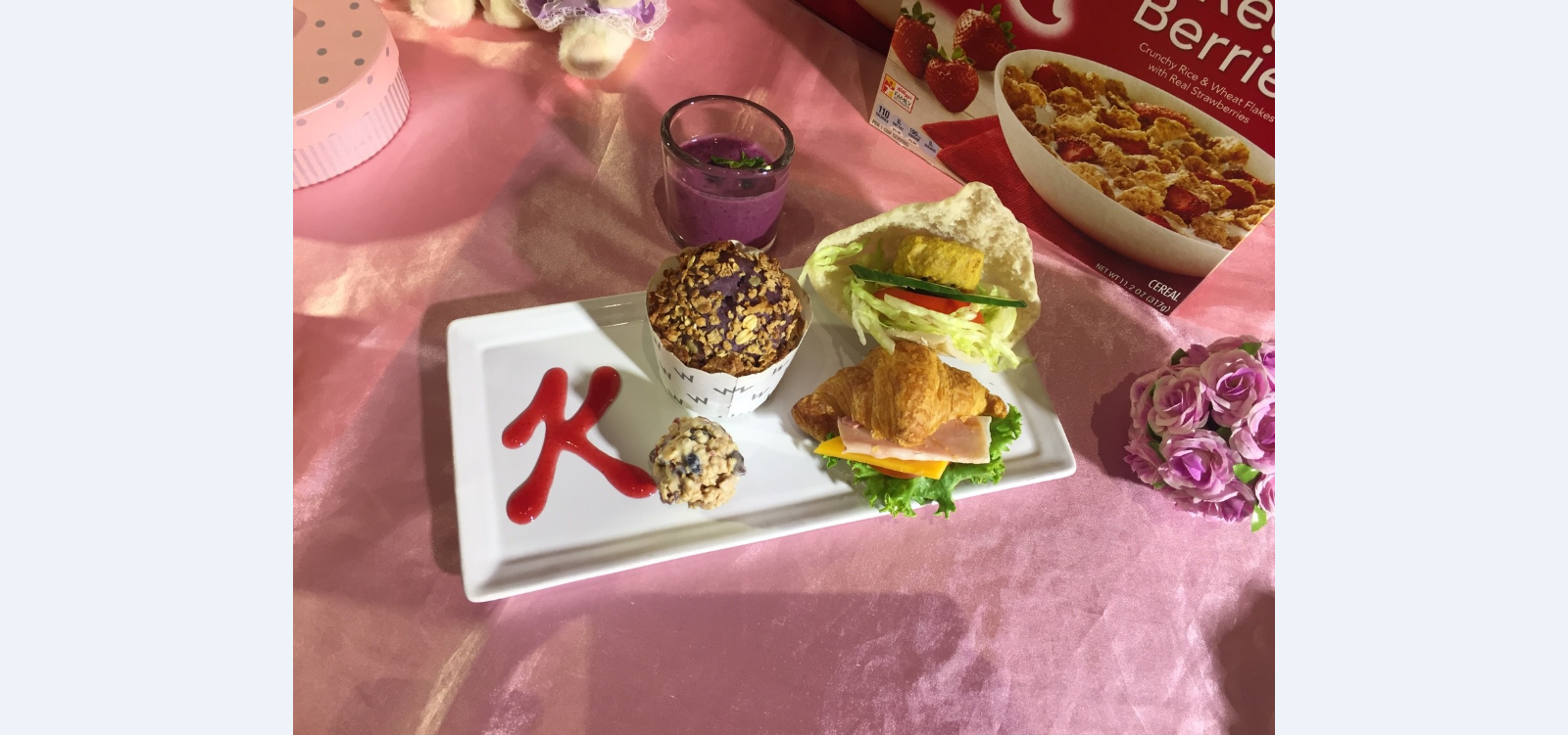 ▲W Hotel主廚研發Special K創意午茶餐點讓人食指大動