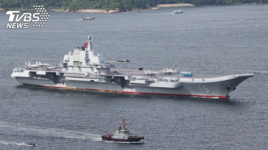中共19大前 遼寧艦搭載殲15演練
