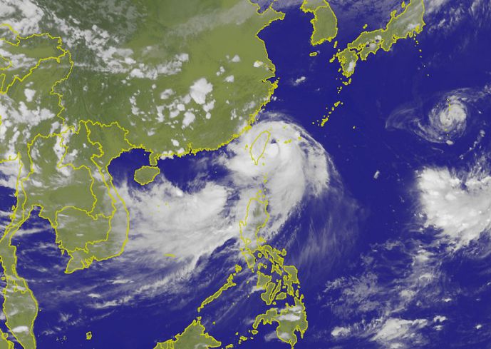圖／翻攝自中央氣象局 雙颱夾擊　氣象專家：南部雨勢將超級異常