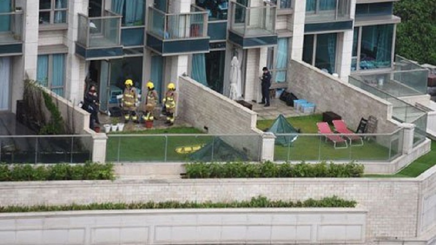 香港油麻地發生一起丈夫砍死妻子從28樓推下，自己再跳樓雙亡的命案。(圖／翻攝自中國網)