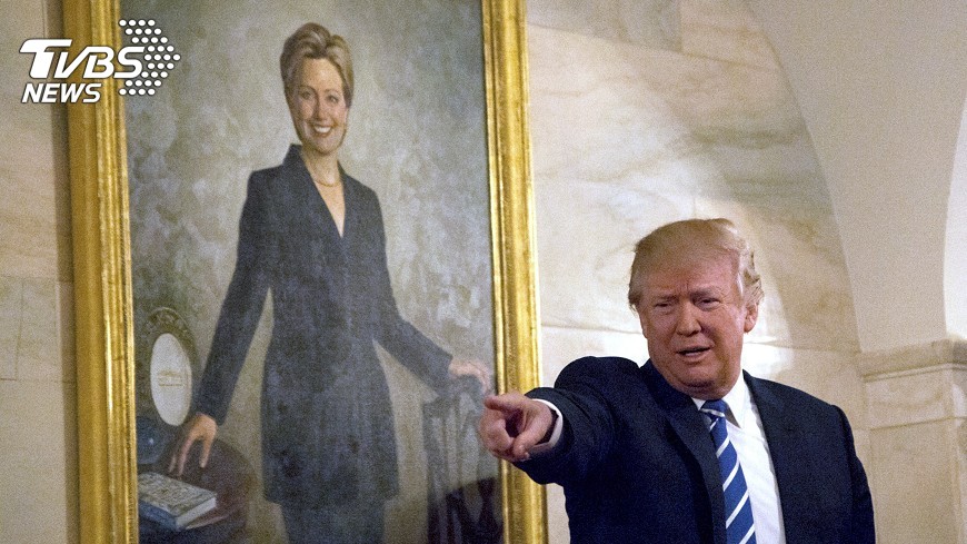 圖／達志影像美聯社 2020總統大選　川普再邀希拉蕊來「釘孤支」　