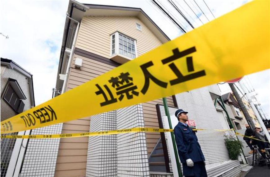 日本警方在白石的住宅內發現9具遺體。圖／翻攝自《產經新聞》