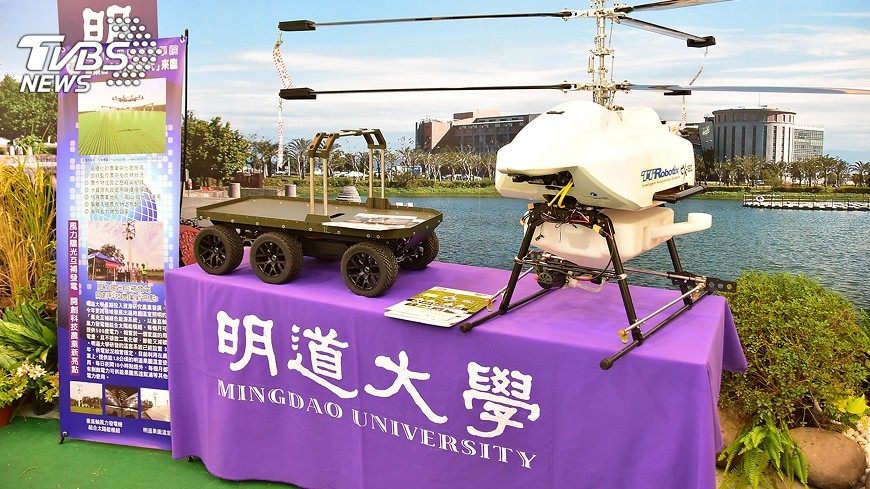 圖／中央社 雲端監控配合無人機　農業邁入4.0