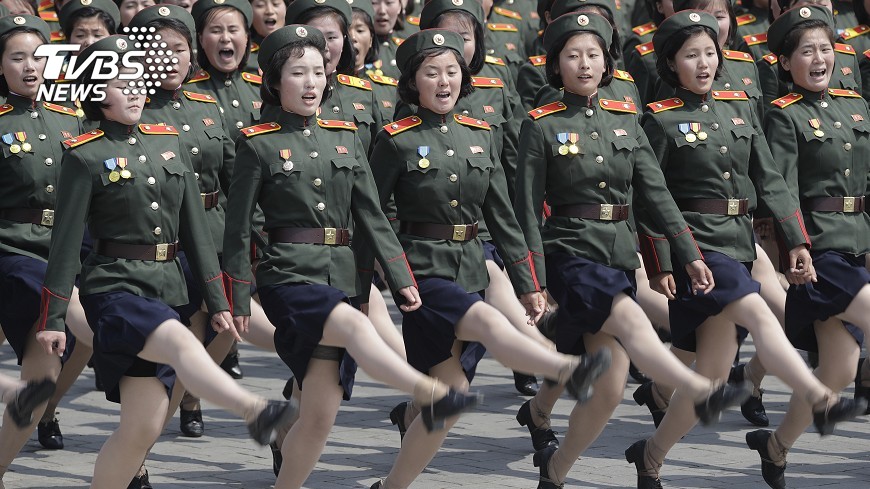 北韓有許多女性士兵，其中隱藏著不為人知的辛酸。示意圖／達志影像美聯社，下同