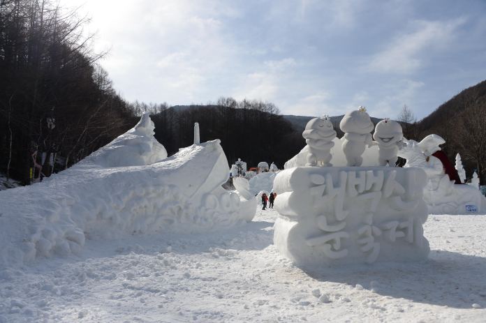 圖片來源／태백산눈축제