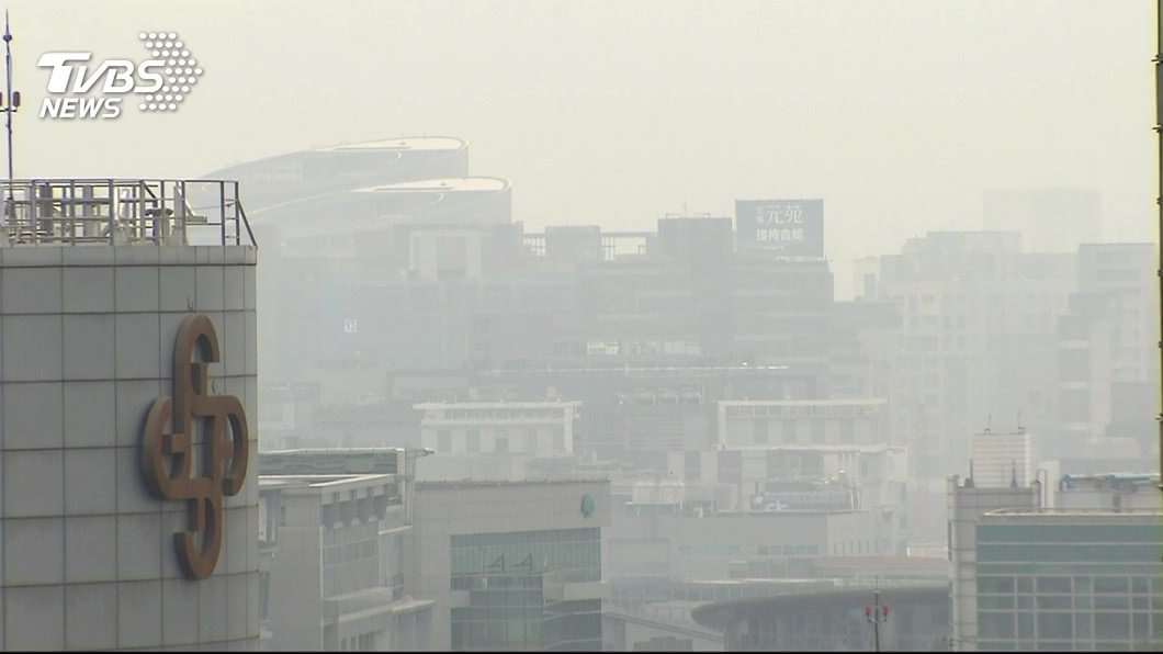 臭氧濃度高　中部以北空氣品質亮紅燈