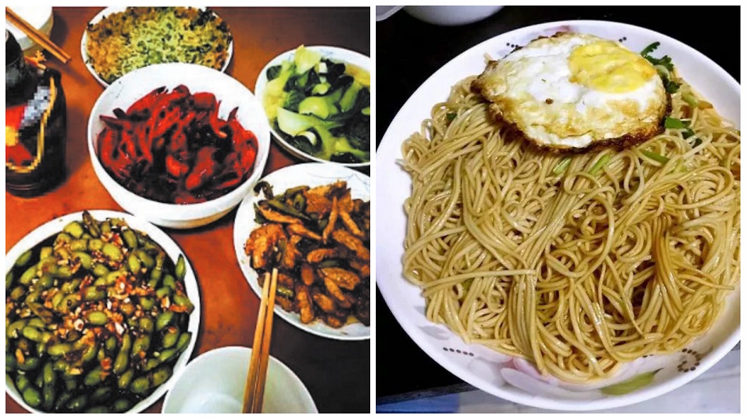 黃奇鑫的愛心早餐菜色豐富多元。