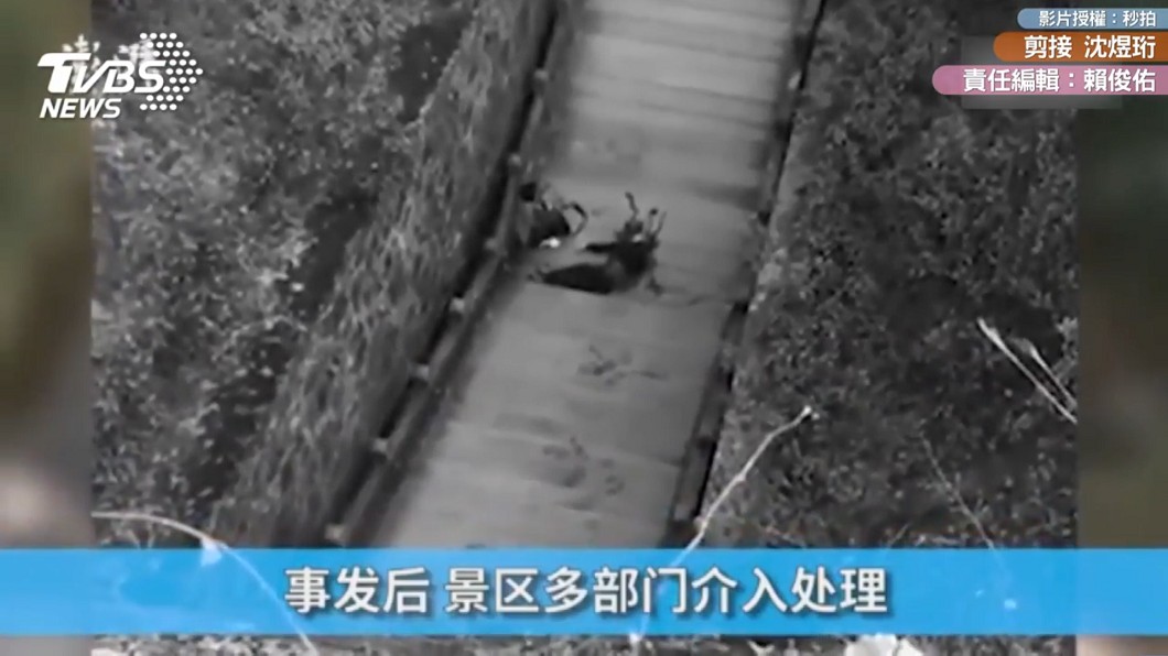 相關部門已介入調查,以釐清事發原因。圖/翻攝自 秒拍