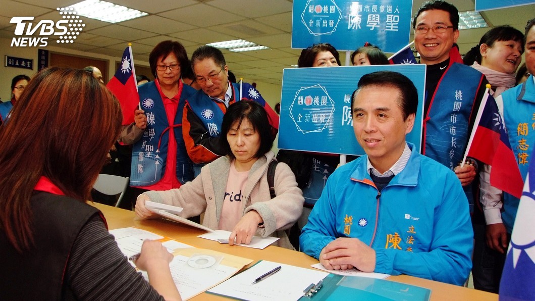 快訊／藍桃園市長初選結果　陳學聖勝出